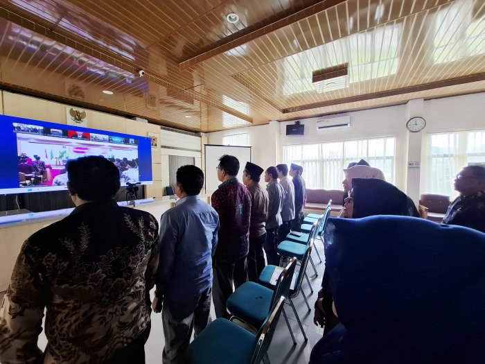 Kamad Hadiri Pembinaan ASN Kemenag Jambi via Zoom