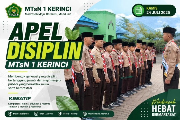 Bukan Sekadar Apel! Pesan Penting Ibuk Bela Syarifah S.Pd., Gr. Bikin Siswa MTsN 1 Kerinci Termotivasi Bukan Sekadar Apel! Pesan Penting Ibuk Bela Syarifah S.Pd., Gr. Bikin Siswa MTsN 1 Kerinci Termotivasi