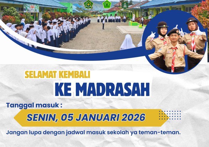 Libur Bukan Sekadar Istirahat, Ini Pesan Kepala MTsN 1 Kerinci Jelang Masuk Madrasah