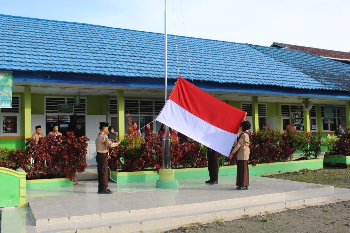 Apel Kedisiplinan MTsN 1 Kerinci Berjalan Khidmat, OSIM dan Pramuka Tampil Maksimal