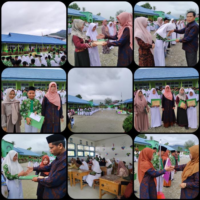 PENYERAHAN RAPORT dan REWARD UNTUK SISWA BERPRESTASI TINGKAT NASIONAL serta HADIAH CLASSMEETING