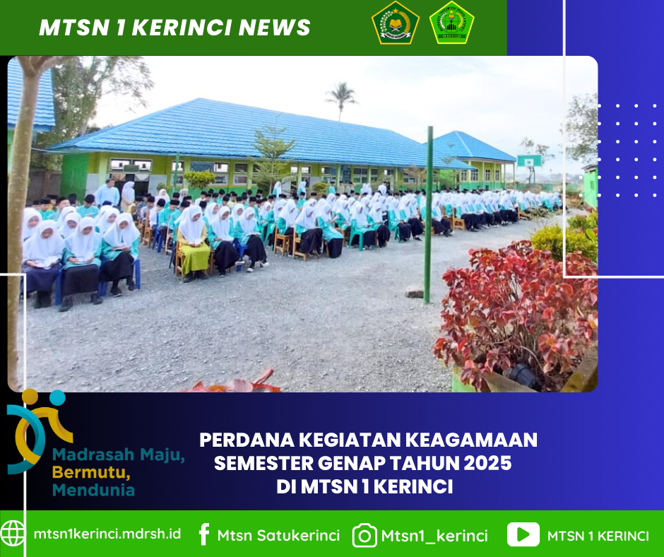 MTsN 1 Kerinci Hidupkan Semangat Keagamaan di Awal Semester Genap