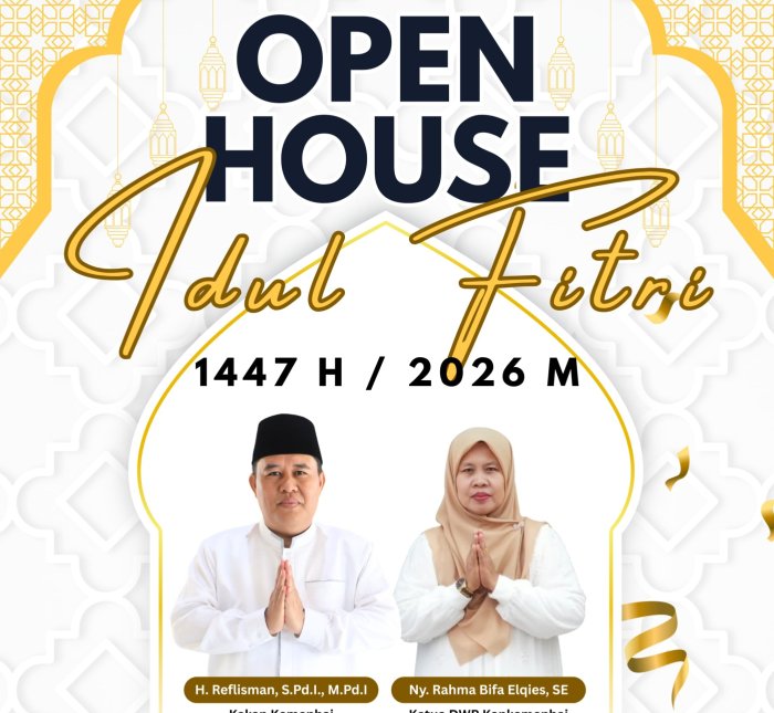 Hangat dan Penuh Kebersamaan, Kepala Tata Usaha Gelar Open House Idul Fitri