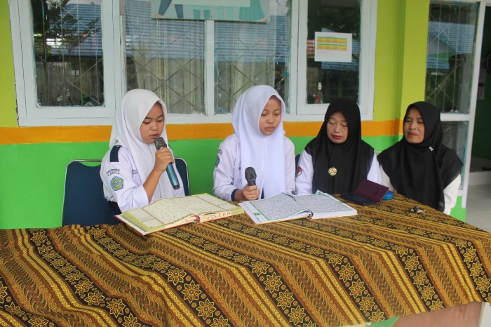 Suasana Khidmat Warnai Kegiatan Tadarus Pagi di MTsN 1 Kerinci