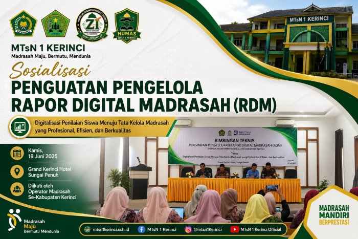 Operator RDM MTsN 1 Kerinci Ikuti Bimtek Penguatan Keterampilan Pengelolaan Rapor Digital Madrasah (RDM) Operator RDM MTsN 1 Kerinci Ikuti Bimtek Penguatan Keterampilan Pengelolaan Rapor Digital Madrasah (RDM)