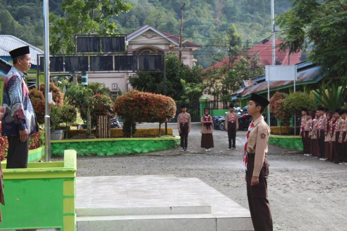 Bukan Sekadar Apel Kedisiplinan, Inilah Pesan Penting untuk Siswa MTsN 1 Kerinci dari Waka SarPras