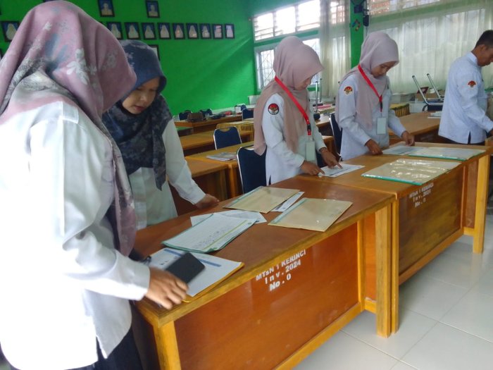 Hari Kedua Ujian Sumatif Tengah Semester Ganjil, Panitia MTsN 1 Kerinci Pastikan Segalanya Siap dan Tertata Rapi