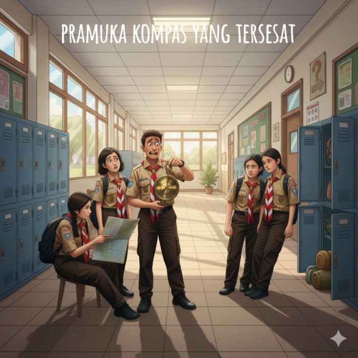 Cerpen Pramuka Kompas yang Tersesat