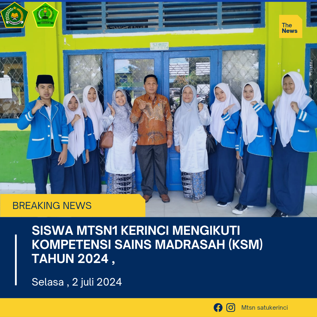 Siswa MTsN 1 Kerinci mengikuti kegiatan Pelaksanaan KSM Tahun 2024