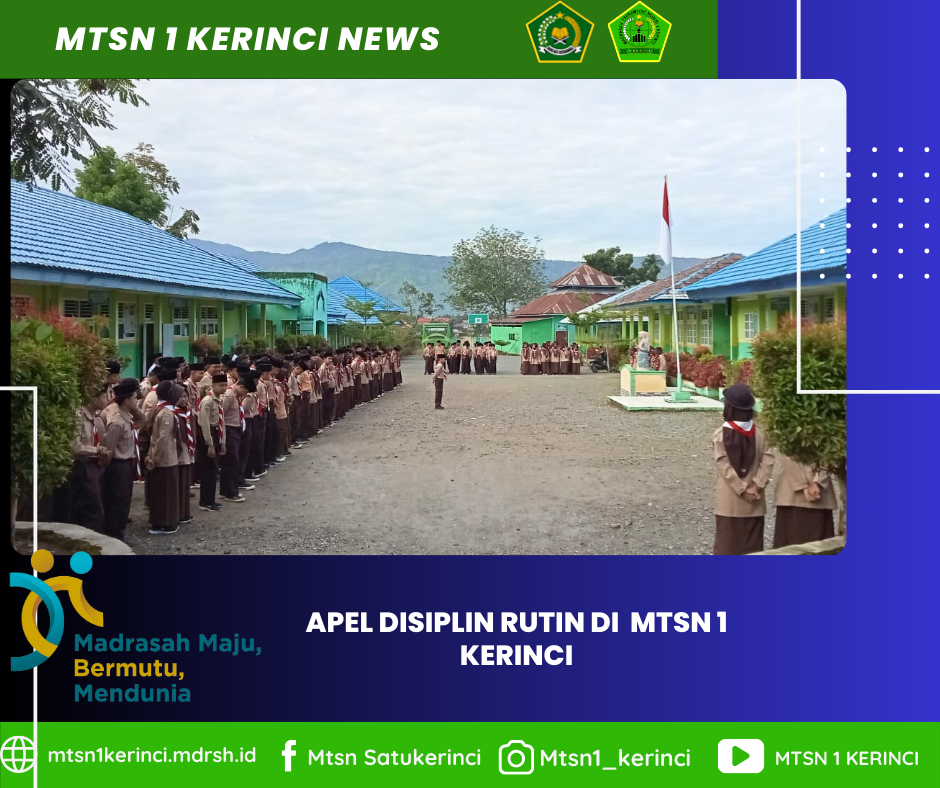 Apel Disiplin MTsN 1 Kerinci: Bangun Karakter Melalui Waktu dan Tanggung Jawab