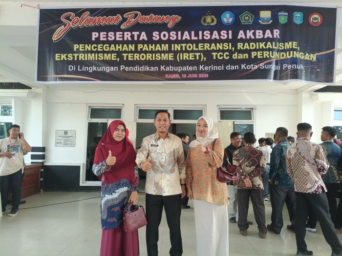 Perkuat Lingkungan Pendidikan yang Aman, MTsN 1 Kerinci Ikuti Sosialisasi Pencegahan Intoleransi dan Perundungan