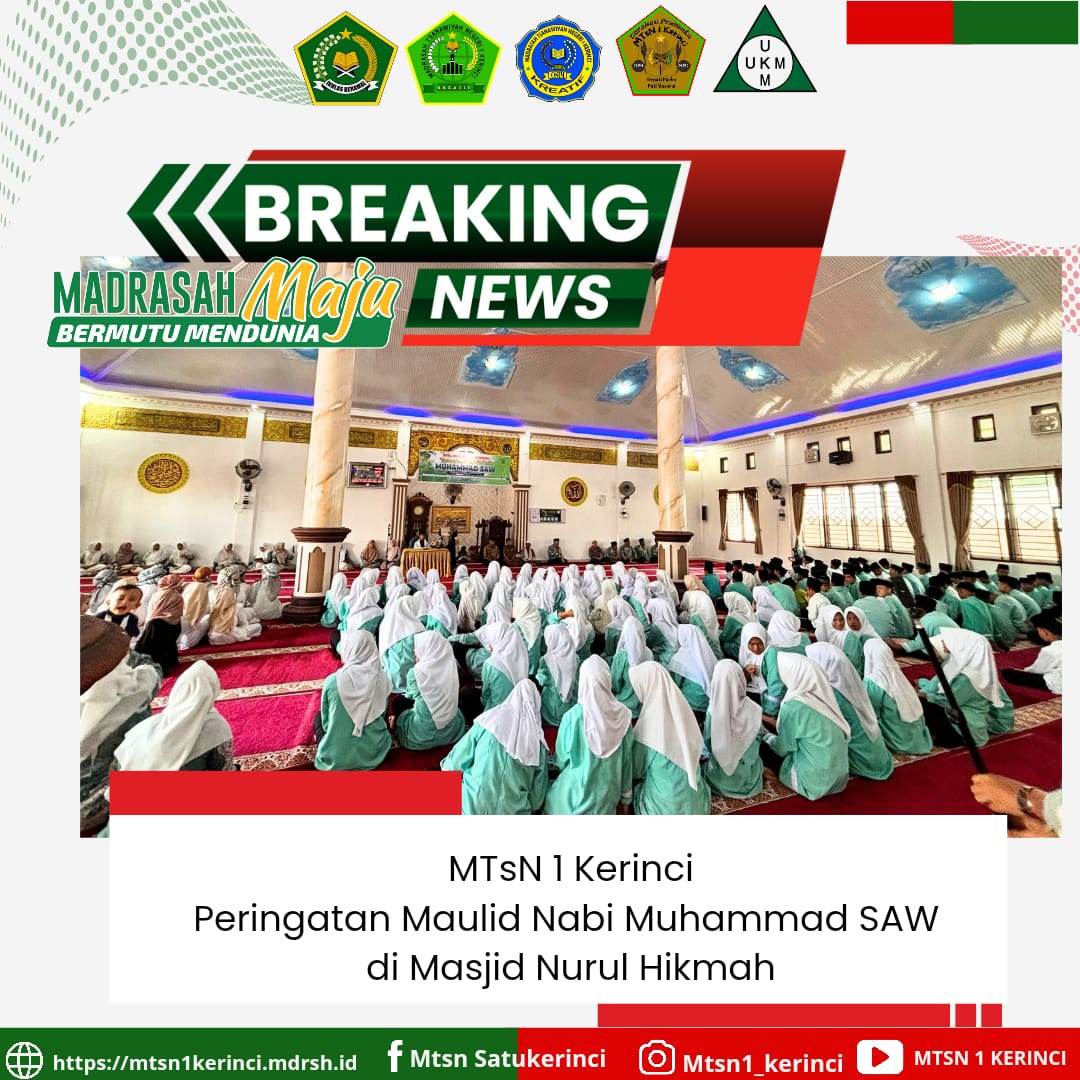Peringatan Maulid Nabi Muhammad SAW ,MTsN 1 Kerinci