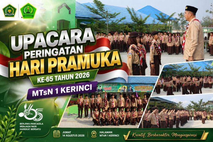 Penuh Semangat dan Kekompakan! Inilah Momen Upacara Hari Pramuka ke-65 di MTsN 1 Kerinci Penuh Semangat dan Kekompakan! Inilah Momen Upacara Hari Pramuka ke-65 di MTsN 1 Kerinci