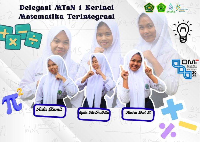 Tim OMI Matematika MTsN 1 Kerinci Siap Berlaga di Ajang Bergengsi