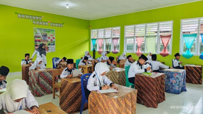 Ujian Tengah Semester, MTsN 1 Kerinci Bentuk Karakter Jujur dan Tanggung Jawab Siswa