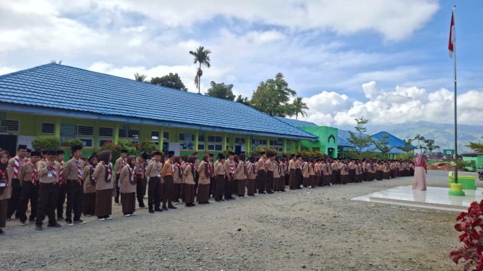 Apel Penutupan Warnai Berakhirnya Ujian Semester di MTsN 1 Kerinci