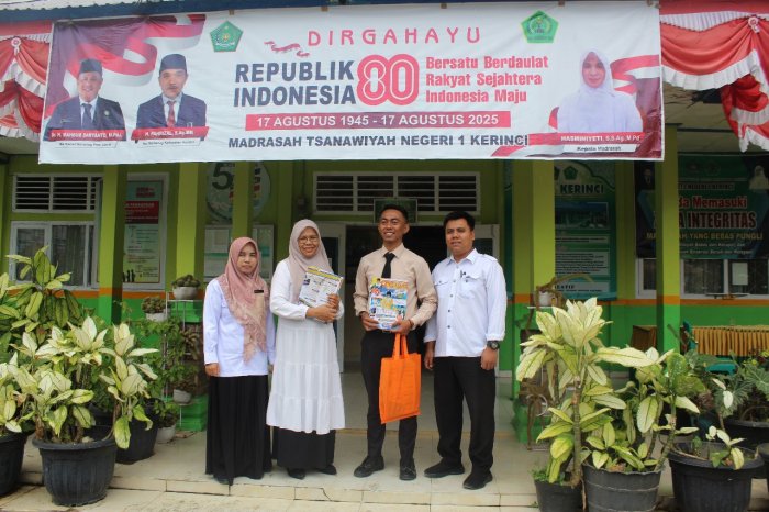 Perkuat Pilihan Lanjutan, Ponpes Kauman Padang Panjang Sosialisasikan Programnya di MTsN 1 Kerinci