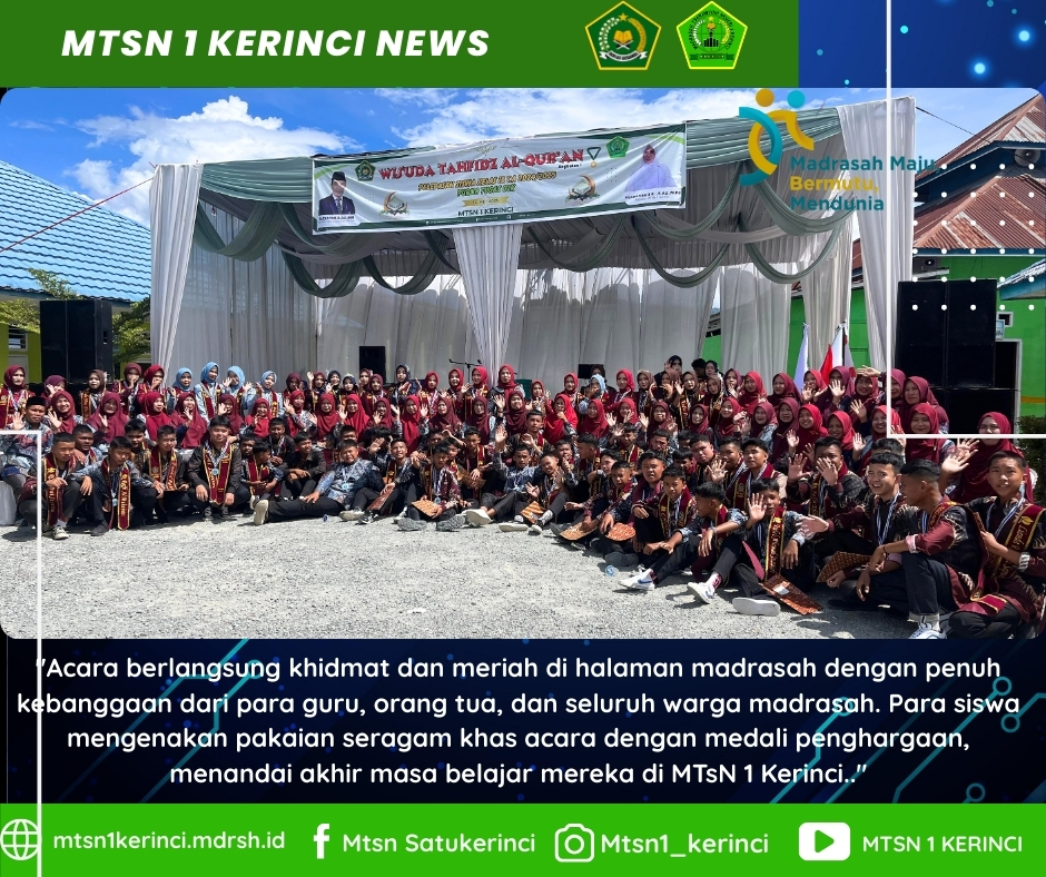 Panggung Perpisahan Penuh Cinta: MTsN 1 Kerinci Lepas 78 Siswa ke Jenjang Lebih Tinggi