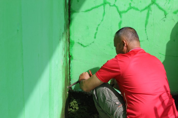 Perbaikan Saluran Air Demi Kelancaran Kegiatan di MTsN 1 Kerinci