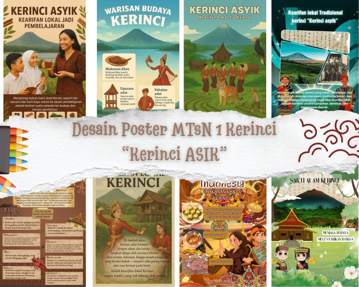  Goresan Terakhir Semakin Berarti, 3 Hari Lagi Lomba Poster MTsN 1 Kerinci Menuju Babak Finish