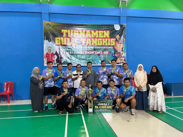 Kepala Madrasah Hadiri Final Sengit PB MTs vs PB KUA, PB MTs Raih Gelar Juara