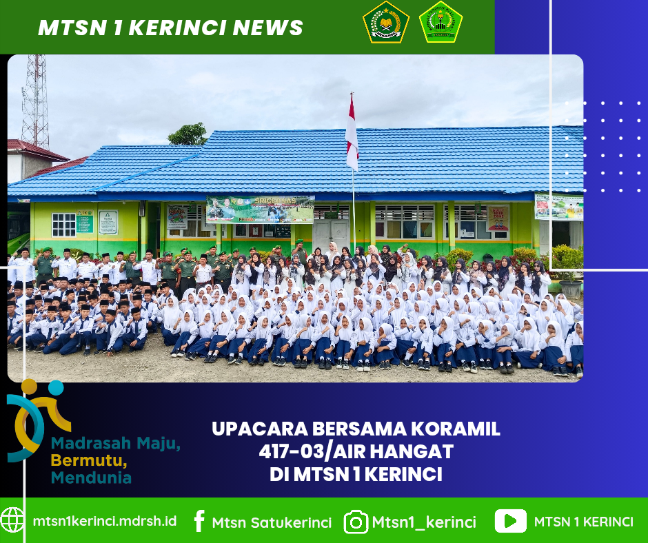 TNI Hadir di MTsN 1 Kerinci! Apa yang Disampaikan Kapten Firman?