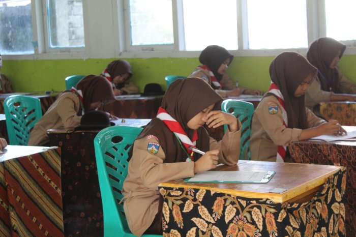 Fokus Penuh dan Tertib Maksimal: Potret Kedewasaan Akademik Siswa di Hari Keempat Ujian Sumatif MTsN 1 Kerinci