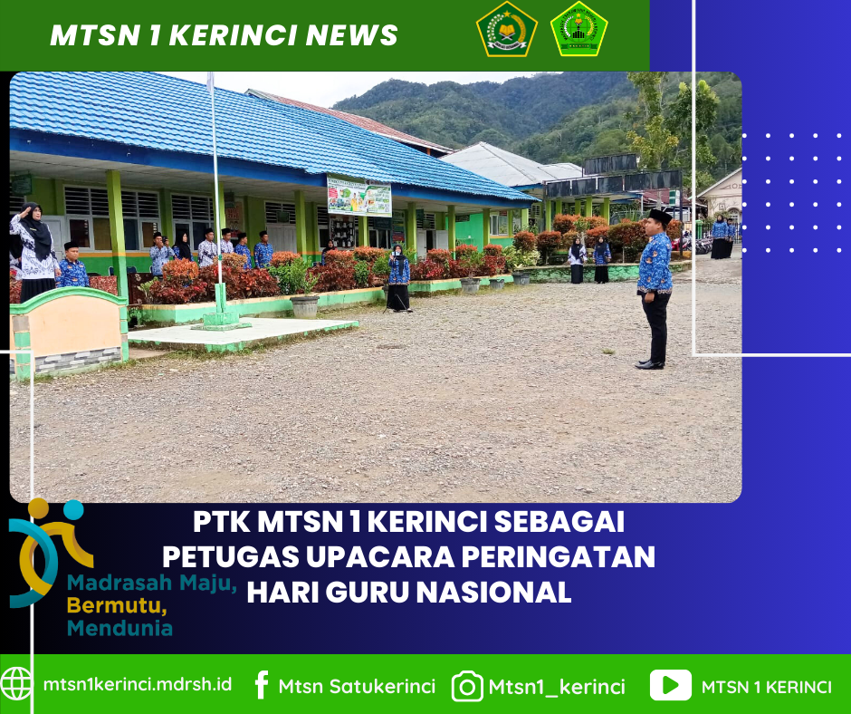 Guru-Guru dan Staff MTsN 1 Kerinci Tampil Total di Upacara Hari Guru Guru-Guru dan Staff MTsN 1 Kerinci Tampil Total di Upacara Hari Guru