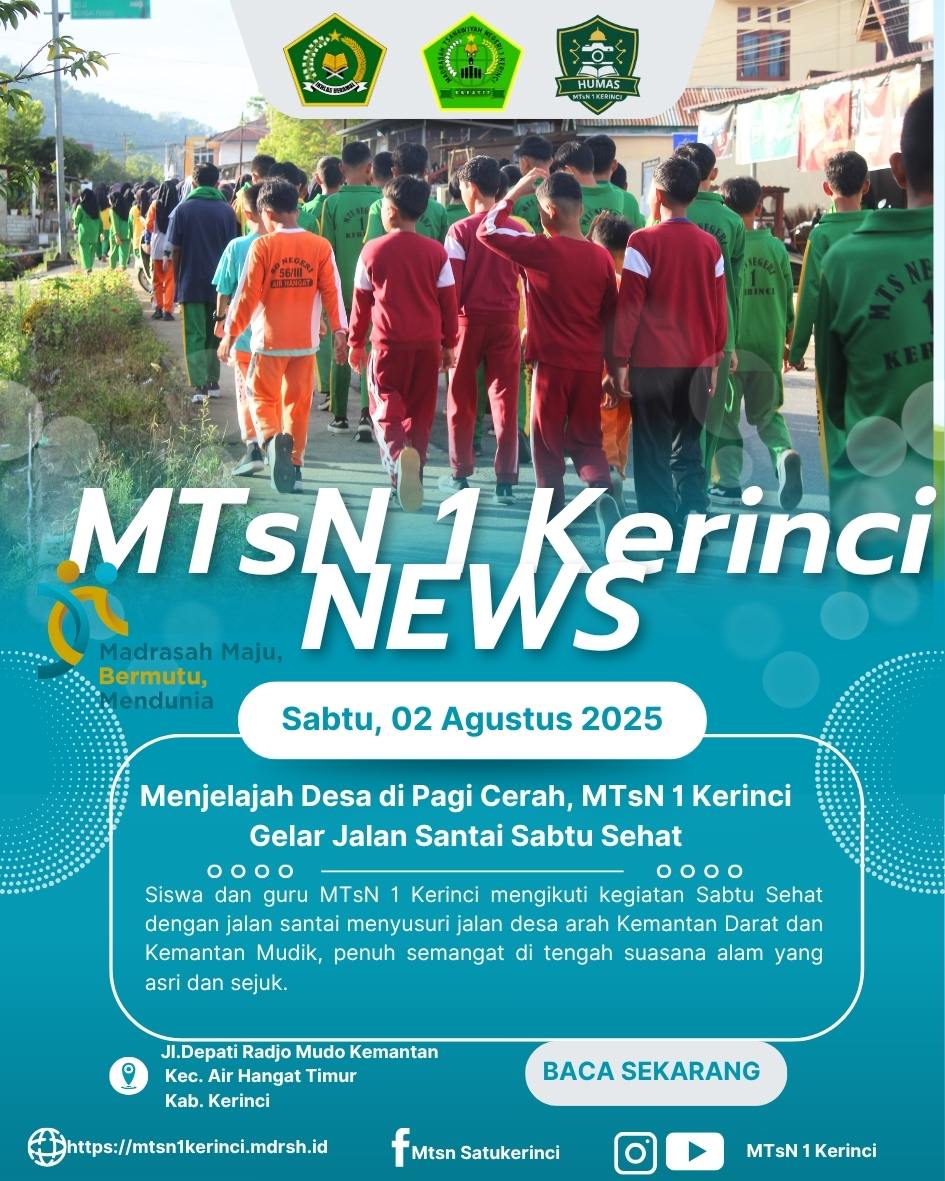 Kegiatan Sabtu Ini Bikin Siswa MTsN 1 Kerinci Semangat Banget! Apa Rahasianya?