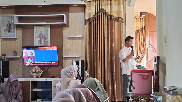 Suasana Kekeluargaan Terasa, Rangkaian Kegiatan Halal Bihalal di Kediaman Kepala Madrasah MTsN 1 Kerinci