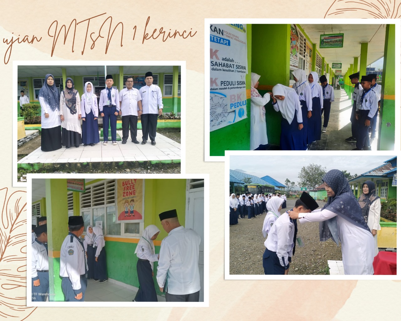 Pelaksanaan Ujian Sumatif kelas 7 dan Semester Genap Kelas 8 MTsN 1 Kerinci dengan menerapkan sistem 