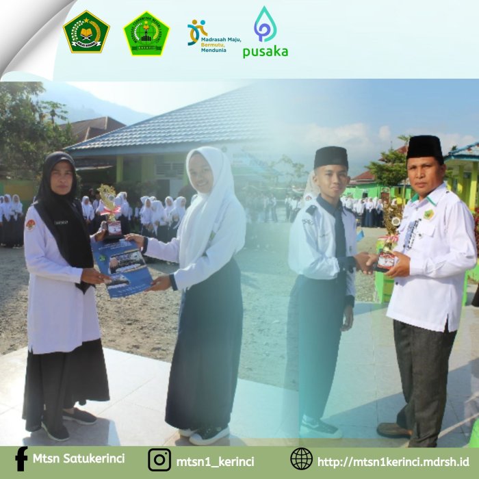 Tropi Kemenangan Diserahkan, MTsN 1 Kerinci Berikan  Apresiasi  untuk Pasukan Barisan Indah!