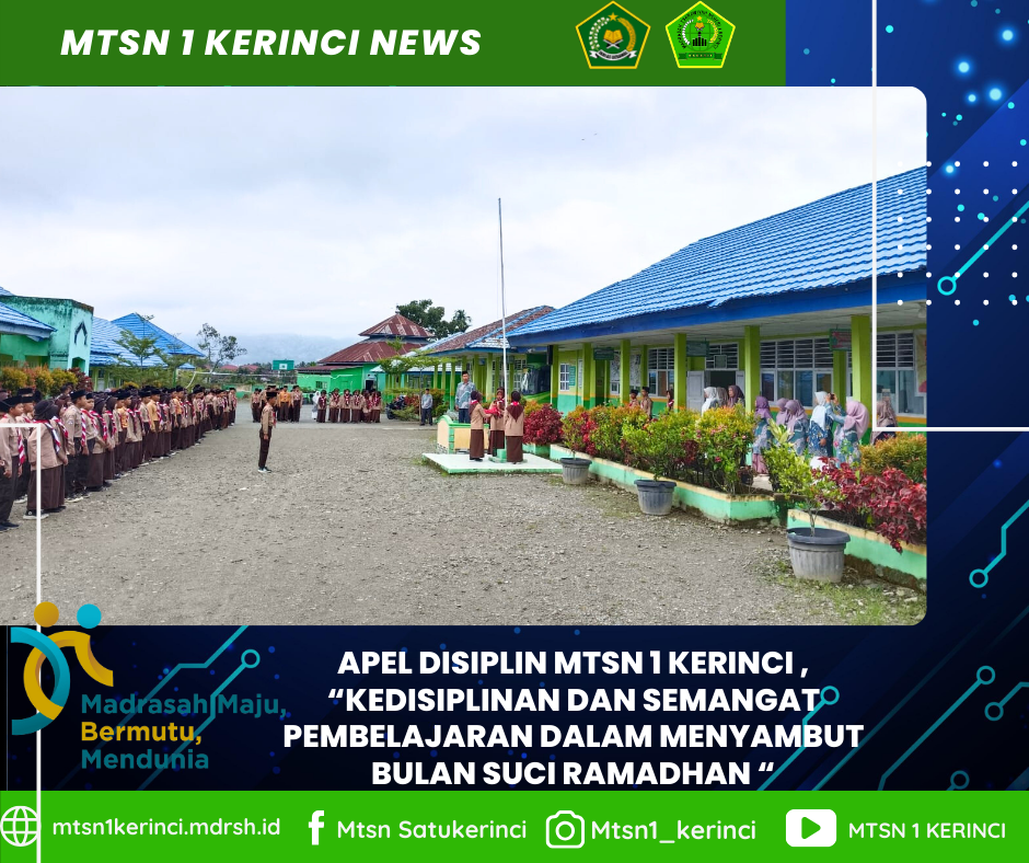 MTsN 1 Kerinci Gelar Apel Disiplin Sambut Bulan Ramadhan, Tekankan Pentingnya Syukur dan Pembelajaran Berkualitas