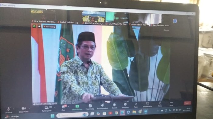 Penguatan Tata Kelola ASN: Kamad MTsN 1 Kerinci Hadiri Pembinaan Kepegawaian yang Dipimpin Staf Ahli Menteri Agama RI