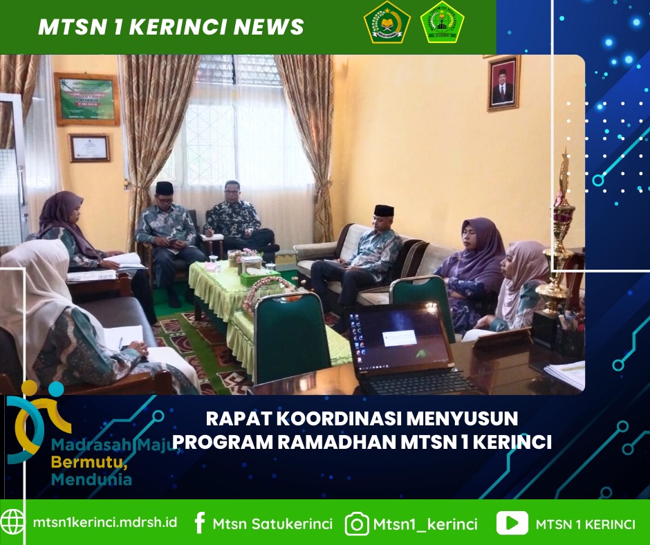 Rapat Koordinasi MTsN 1 Kerinci: Menyusun Program Ramadhan Penuh Berkah