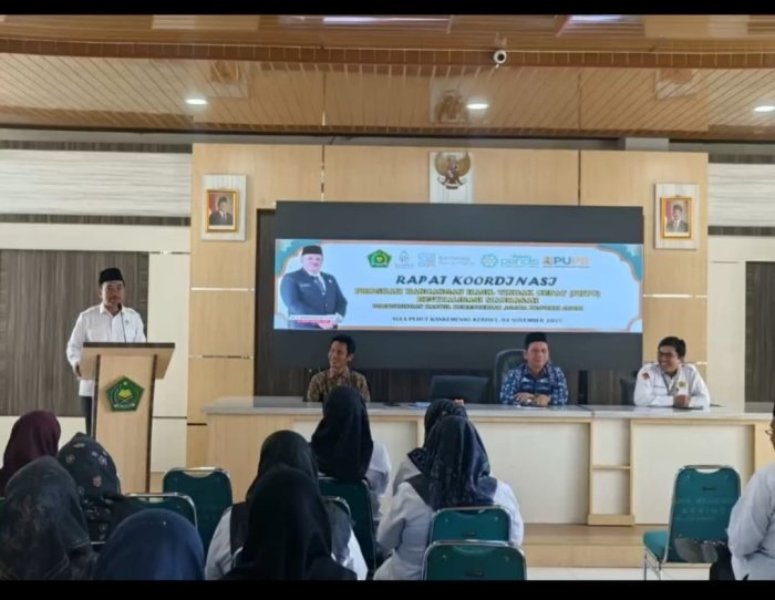 Sinergi Penguatan Program, Kepala MTsN 1 Kerinci Ikuti Rapat PHTC di Aula PLHUT Kemenag Kerinci