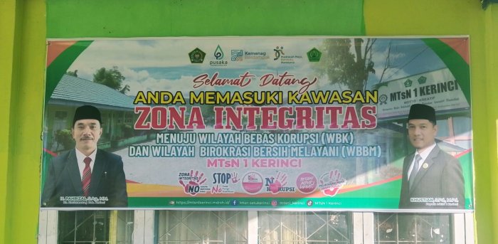 MTsN 1 Kerinci Tegaskan Komitmen Zona Integritas Menuju WBK dan WBBM