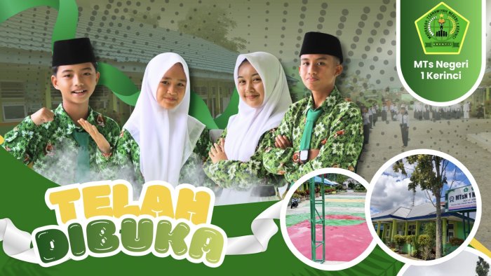 MTsN 1 Kerinci Buka Pendaftaran Siswa Baru Februari-Mei 2026