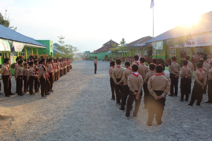 Latihan Mingguan Pramuka MTsN 1 Kerinci, Bentuk Siswa Tangguh dan Berkarakter