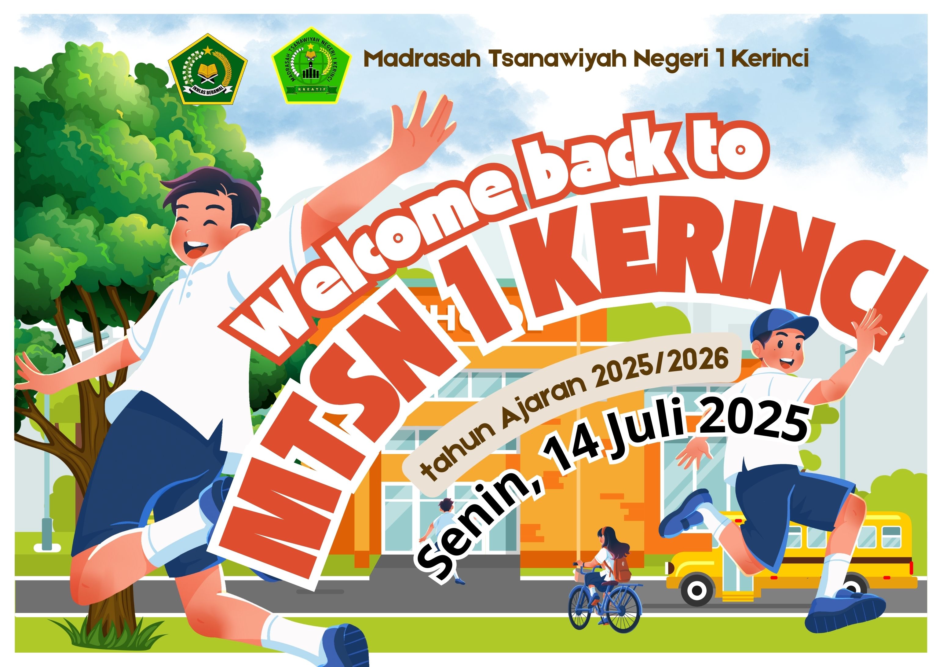 Sambut Semester Baru, MTsN 1 Kerinci Siap Gelar Hari Pertama Sekolah Besok Senin