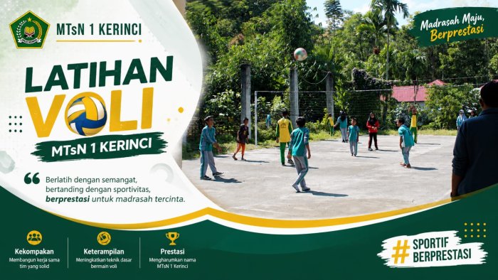 Latihan Voli MTsN 1 Kerinci Tingkatkan Kekompakan Tim Menuju Ajang Perlombaan Latihan Voli MTsN 1 Kerinci Tingkatkan Kekompakan Tim Menuju Ajang Perlombaan