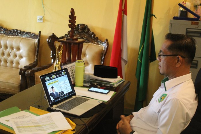 MTsN 1 Kerinci Aktif Ikuti Zoom Bimtek Zona Integritas Madrasah dan PTKIN Pilot Project 2026