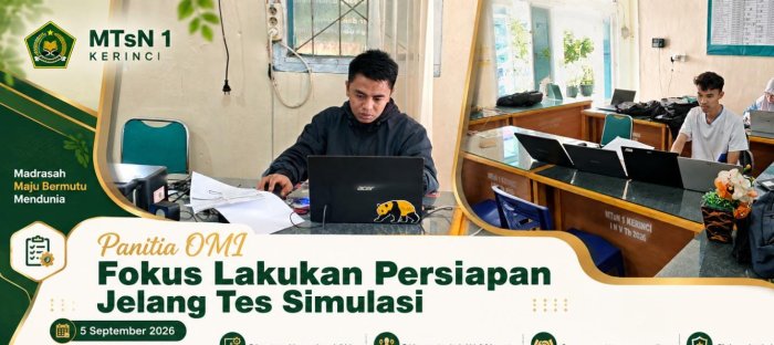 Panitia OMI Fokus Lakukan Persiapan Jelang Tes Simulasi Panitia OMI Fokus Lakukan Persiapan Jelang Tes Simulasi