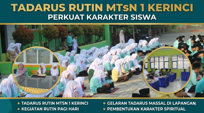 Tingkatkan Nilai Spiritual, MTsN 1 Kerinci Lestarikan Tradisi Tadarus Pagi. Tingkatkan Nilai Spiritual, MTsN 1 Kerinci Lestarikan Tradisi Tadarus Pagi.