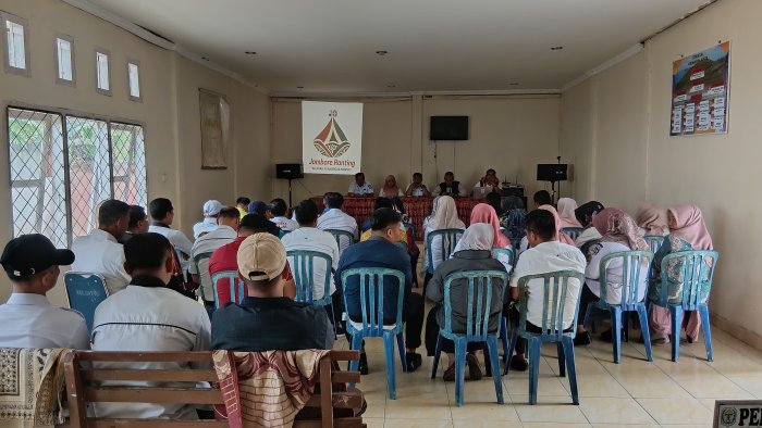 Pembina Pramuka MTsN 1 Kerinci Ikuti Sosialisasi dan Koordinasi Persiapan Jambore Ranting Wilayah III