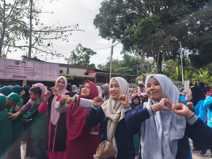 Kompak dan Energik! Rayakan HAORNAS dan HUT DWP ke-26 dengan Senam Sehat Bersama Kemenag Kerinci