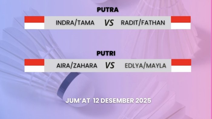 Final Badminton Putra & Putri Digelar Besok, Suasana Semakin Memanas