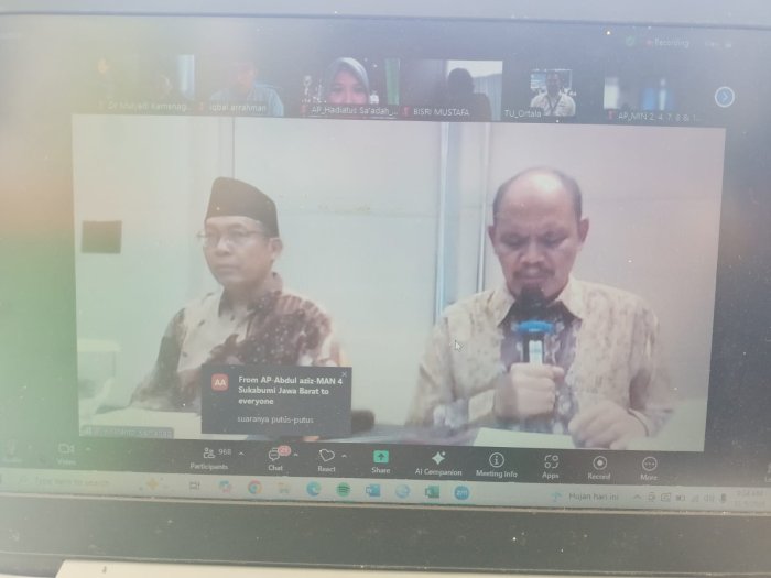 qbal Arrahman, M.Pd Ikuti Kegiatan Zoom RDM untuk Tingkatkan Pemahaman Pengelolaan Data Madrasah