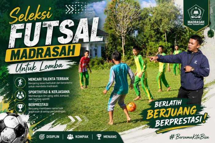MTsN 1 Kerinci Gelar Seleksi Tim Futsal untuk Persiapan Lomba MTsN 1 Kerinci Gelar Seleksi Tim Futsal untuk Persiapan Lomba