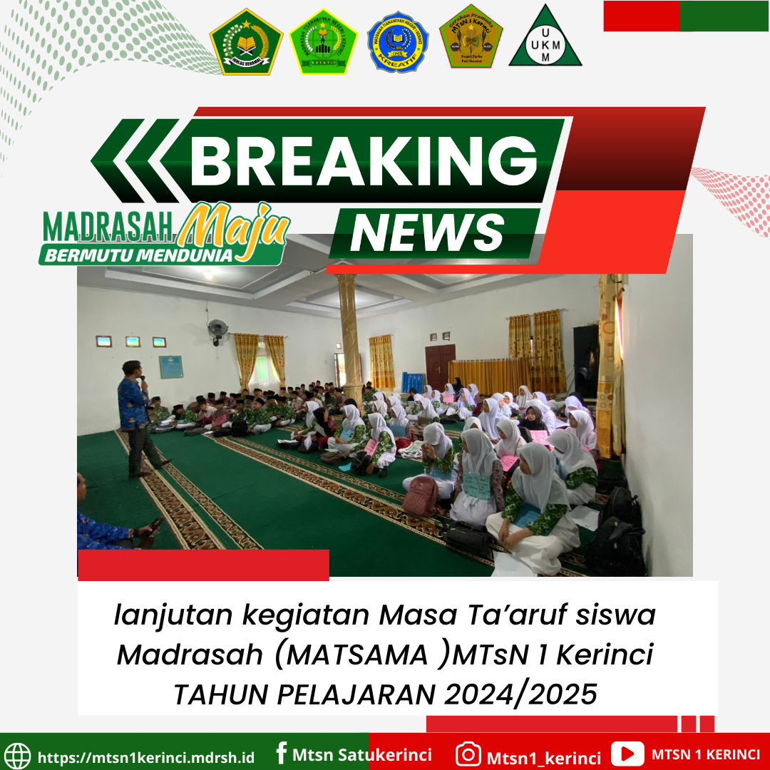 Hari Ketiga MATSAMA di MTsN 1 Kerinci: Apel Disiplin dan Materi Edukatif Penuh Inspirasi
